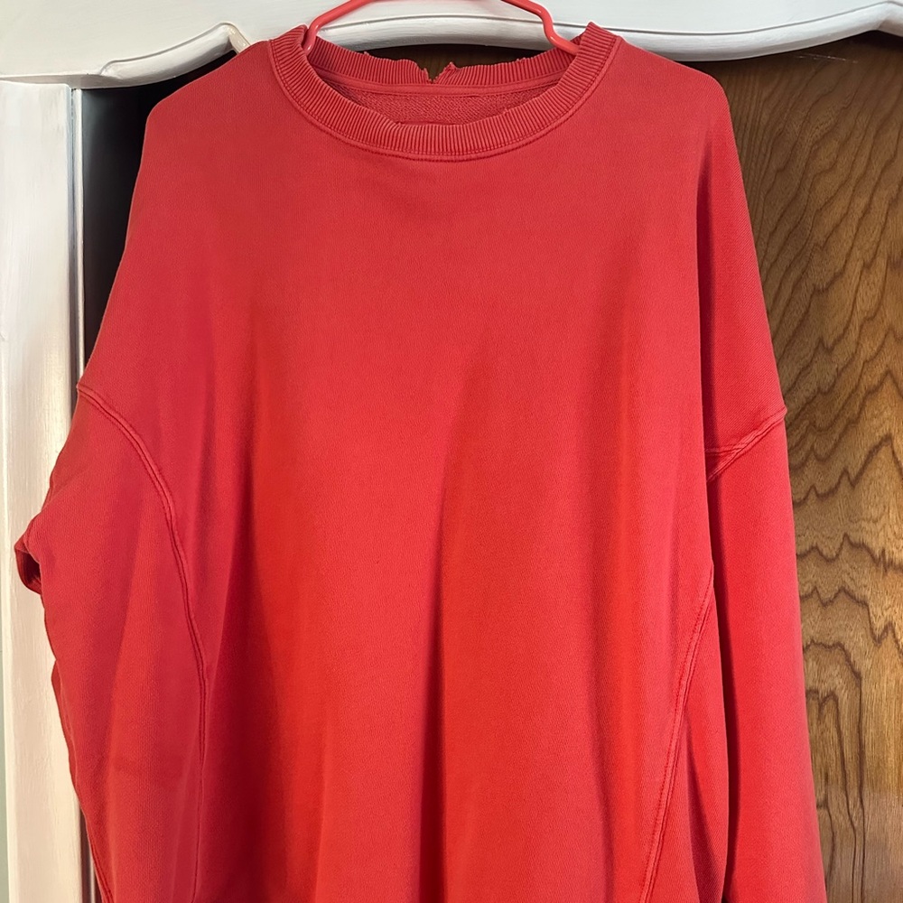 Aerie Bright Red Knit Sweater